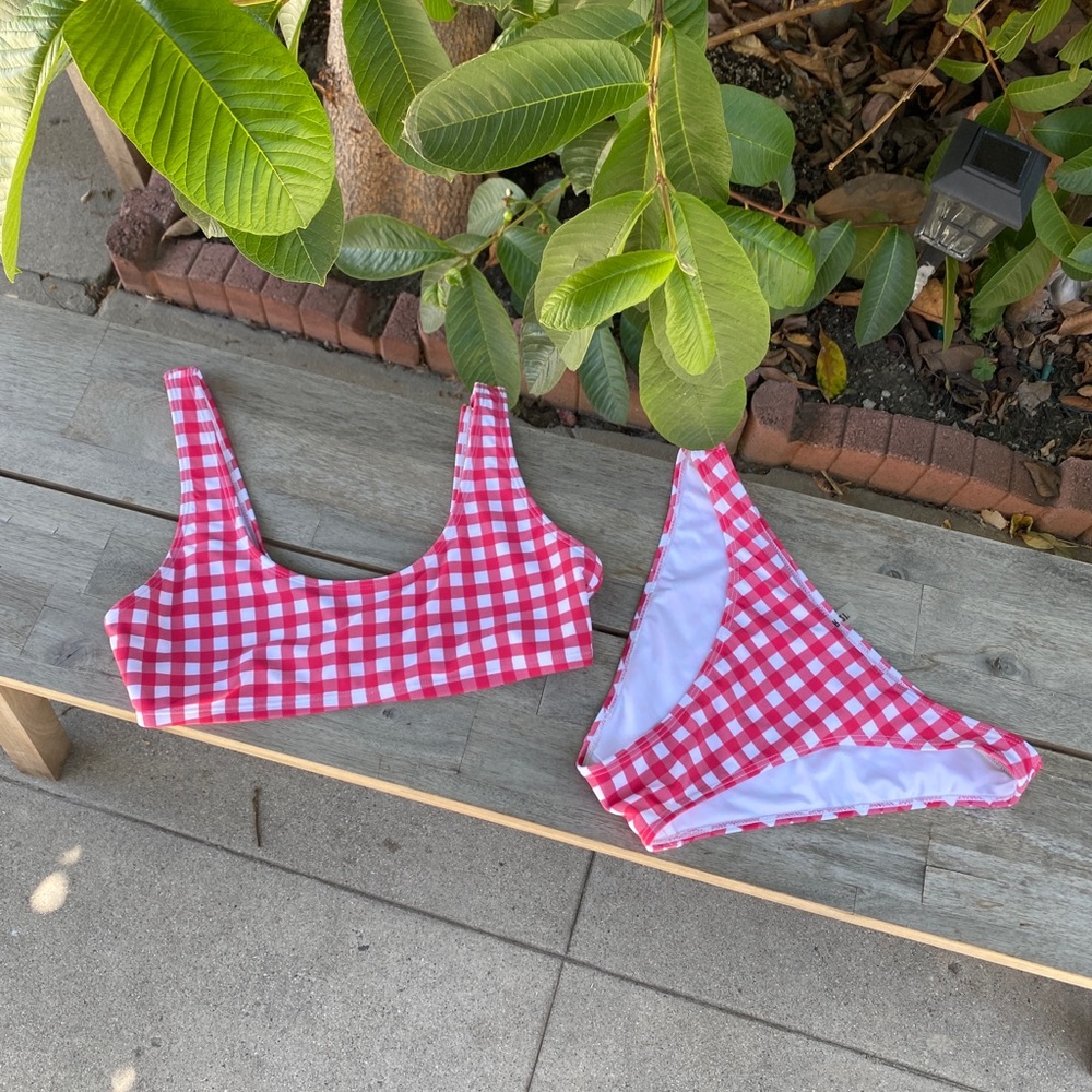 Gingham Two Piece Bikini